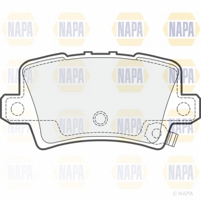 Brake Pad Set, disc brake (NBP1288)