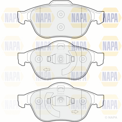 Brake Pad Set, disc brake (PBP7446)