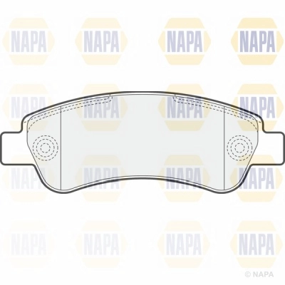Brake Pad Set, disc brake (NBP1269)