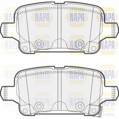 Brake Pad Set, disc brake (NBP1294)