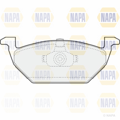 Brake Pad Set, disc brake (PBP7406)