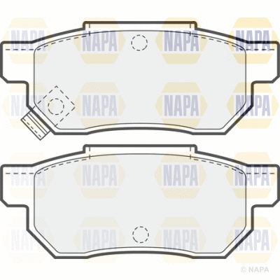 Brake Pad Set, disc brake (PBP7392)
