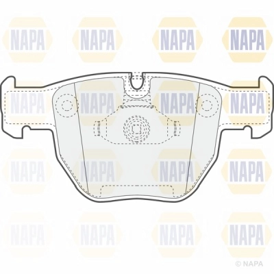 Brake Pad Set, disc brake (NBP1734)