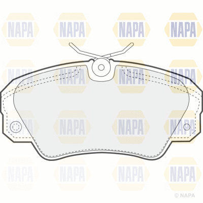 Brake Pad Set, disc brake (PBP7205)