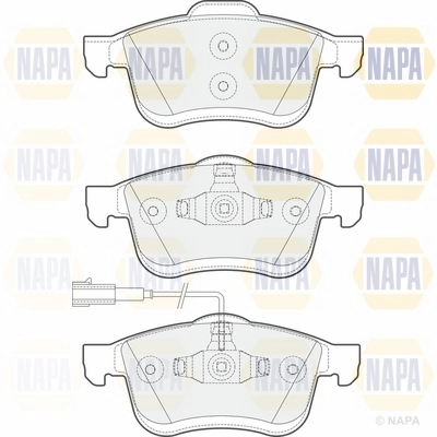 Brake Pad Set, disc brake (NBP1380)