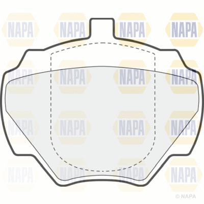 Brake Pad Set, disc brake (PBP7669)