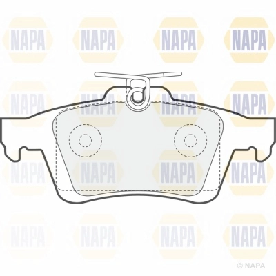 Brake Pad Set, disc brake (NBP1500)