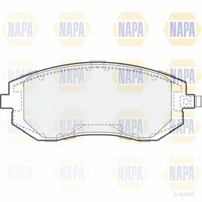 Brake Pad Set, disc brake (NBP1514)