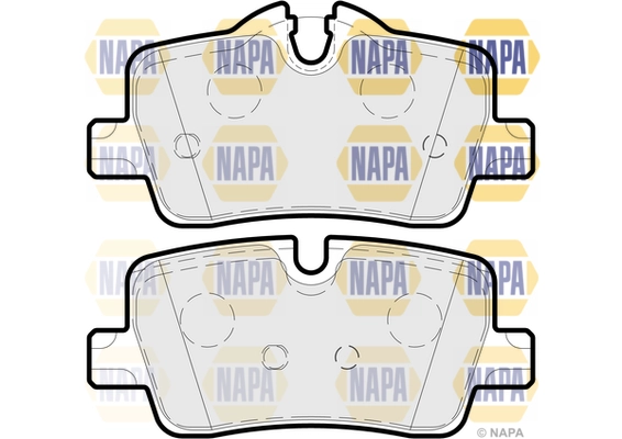 Brake Pad Set, disc brake (NBP1677)