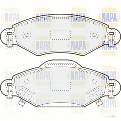 Brake Pad Set, disc brake (PBP7365)
