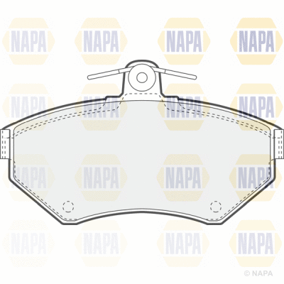 Brake Pad Set, disc brake (PBP7582)