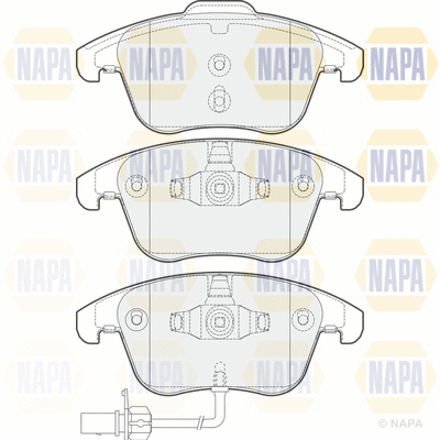 Brake Pad Set, disc brake (PBP7587)