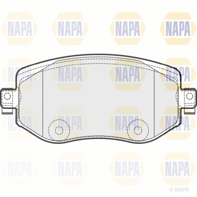 Brake Pad Set, disc brake (PBP7454)