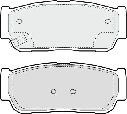 Brake Pad Set, disc brake (PBP7990)