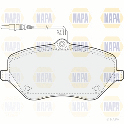 Brake Pad Set, disc brake (PBP7028)