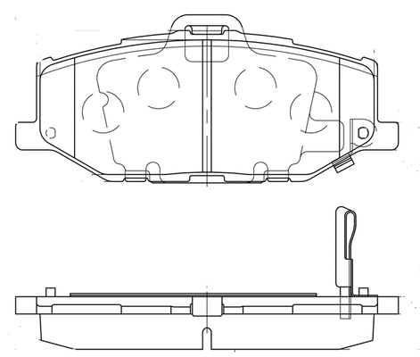Brake Pad Set, disc brake (PBP7802)
