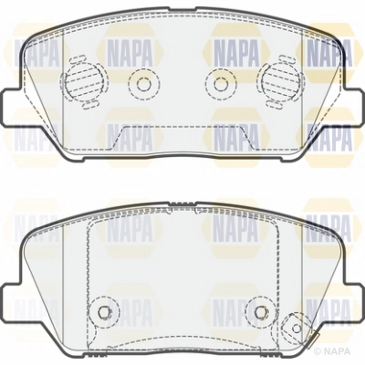 Brake Pad Set, disc brake (NBP1615)