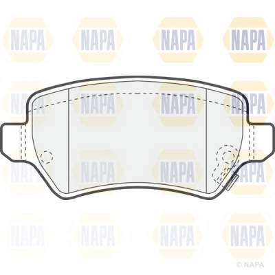 Brake Pad Set, disc brake (NBP1325)