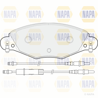 Brake Pad Set, disc brake (PBP7019)