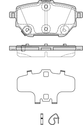 Brake Pad Set, disc brake (PBP7825)