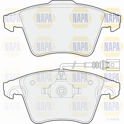 Brake Pad Set, disc brake (PBP7573)