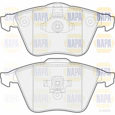 Brake Pad Set, disc brake (NBP1045)