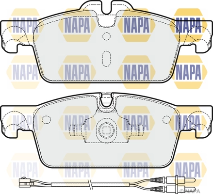 Brake Pad Set, disc brake (NBP1069)