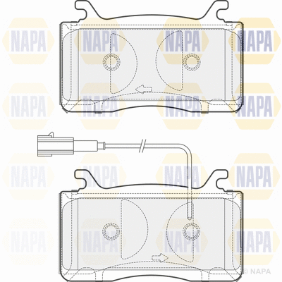 Brake Pad Set, disc brake (PBP7717)