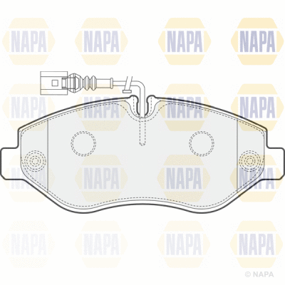 Brake Pad Set, disc brake (PBP7616)