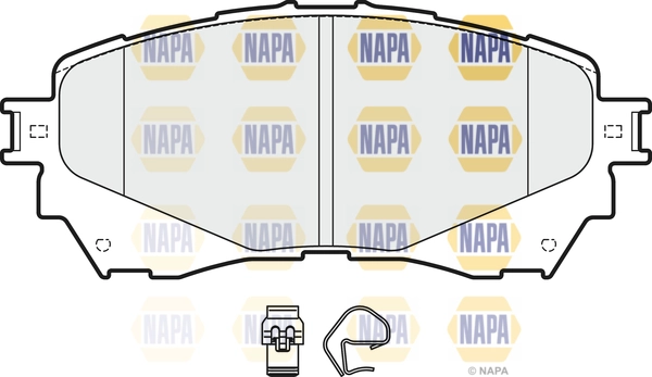 Brake Pad Set, disc brake (NBP1291)