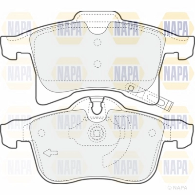Brake Pad Set, disc brake (NBP1327)