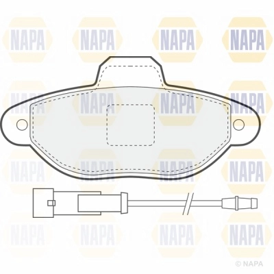 Brake Pad Set, disc brake (NBP1281)
