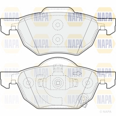 Brake Pad Set, disc brake (NBP1739)