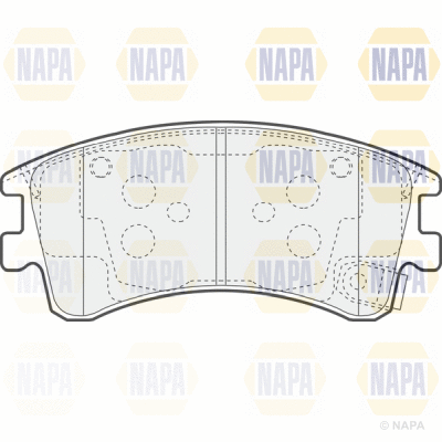 Brake Pad Set, disc brake (PBP7626)