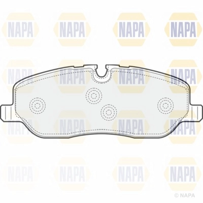 Brake Pad Set, disc brake (NBP1570)