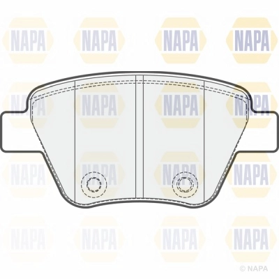 Brake Pad Set, disc brake (NBP1134)