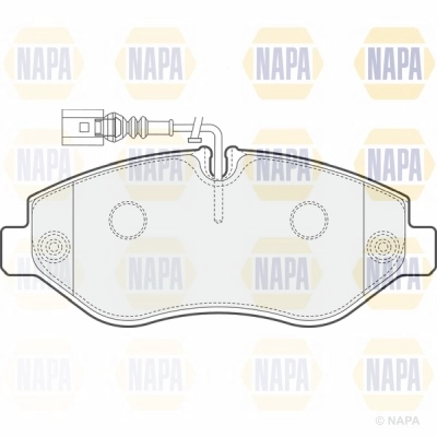 Brake Pad Set, disc brake (NBP1462)