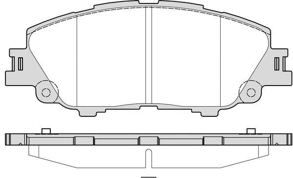 Brake Pad Set, disc brake (PBP7828)