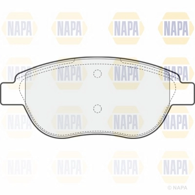 Brake Pad Set, disc brake (NBP1583)