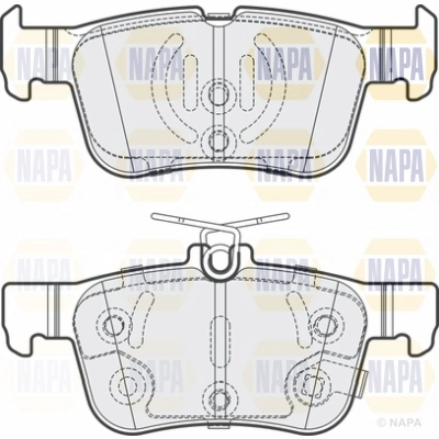 Brake Pad Set, disc brake (NBP1524)