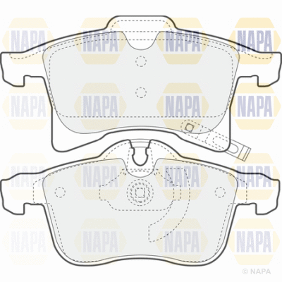 Brake Pad Set, disc brake (PBP7076)