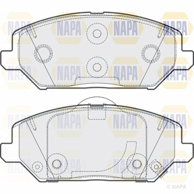 Brake Pad Set, disc brake (NBP1649)