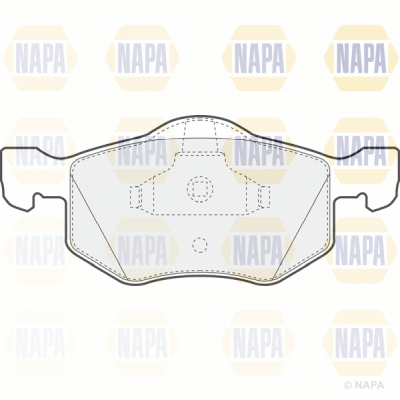 Brake Pad Set, disc brake (PBP7102)