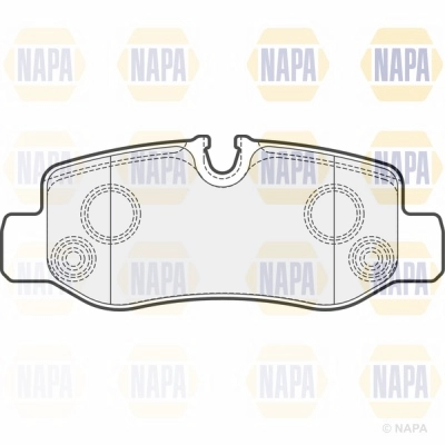 Brake Pad Set, disc brake (NBP1110)