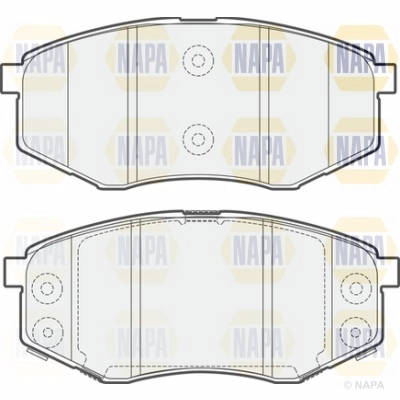 Brake Pad Set, disc brake (NBP1352)