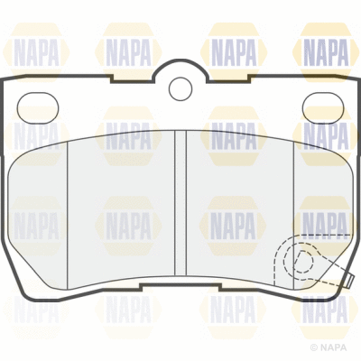 Brake Pad Set, disc brake (PBP7248)