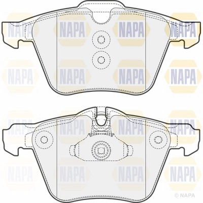 Brake Pad Set, disc brake (NBP1702)