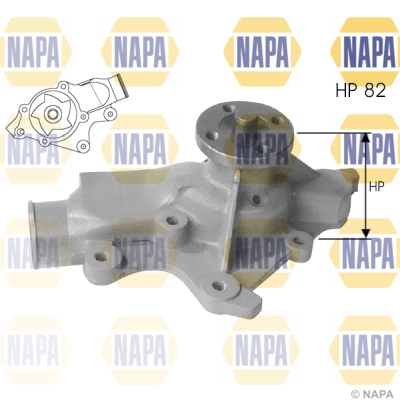 Water Pump, engine cooling (NWP1270)