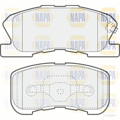 Brake Pad Set, disc brake (PBP7256)