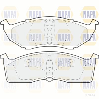 Brake Pad Set, disc brake (PBP7380)